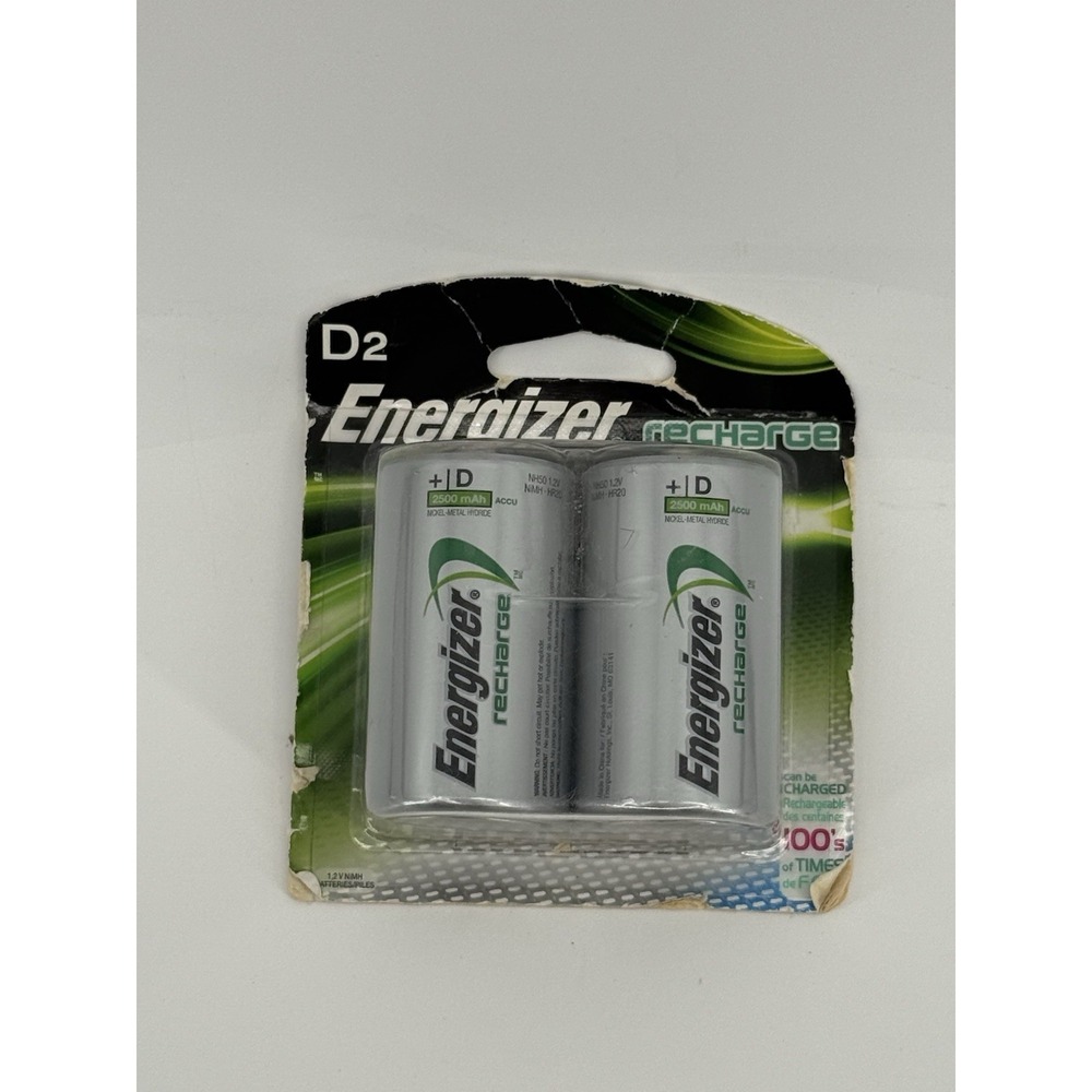 Energizer NH95BP2 Universal Rechargeable D Batteries